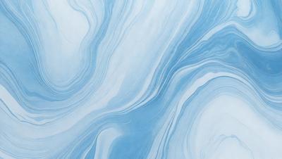 The primary subject of the image is a blue and white swirling pattern, which appears to be a painting or a digital artwork. The setting is a blue and white background, which complements the swirling pattern. The visual style is a combination of painting and digital art, creating a unique and eye-catching design. The colors and mood of the image are predominantly blue and white, giving it a calming and serene atmosphere.