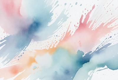 The primary subject of the image is a painting or drawing of a colorful, abstract design. The setting is a white background, which provides a clean and uncluttered appearance. The visual style is a mix of digital art and traditional painting, creating a unique and artistic representation. The colors and mood of the image are vibrant and lively, with a focus on the various shades and hues that make up the abstract design.