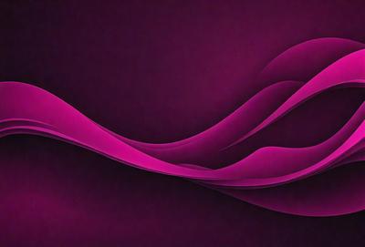 The primary subject of the image is a purple wave, which is the main focus of the scene. The wave is depicted in a digital art style, giving it a unique and modern appearance. The setting is a purple background, which complements the wave and adds to the overall mood of the image. The colors and mood of the image are predominantly purple, creating a sense of calmness and tranquility.