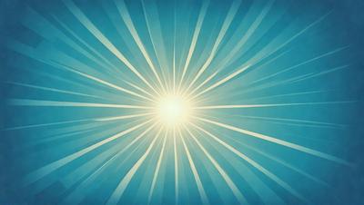 The primary subject of the image is a bright, sunny scene with a yellow sun in the center. The setting is a blue sky, which serves as the backdrop for the sun. The visual style of the image is a combination of photo and digital art, creating a vibrant and lively atmosphere. The dominant colors are yellow and blue, with the yellow sun standing out against the blue sky.