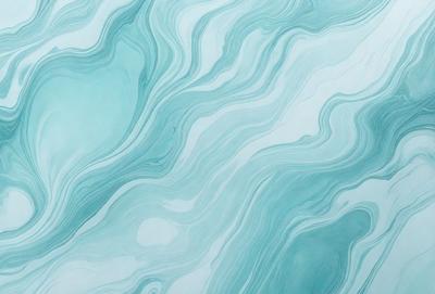 The primary subject of the image is a blue and white marbled wall. The setting is a bathroom, with the marbled wall as the main focus. The visual style is a photo, capturing the intricate patterns and textures of the marbled wall. The dominant colors are blue and white, creating a calming and serene atmosphere in the bathroom.