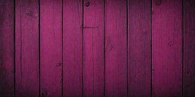 The primary subject of the image is a wooden wall with a purple color. The setting is a room with a wooden floor. The visual style is a close-up of the wooden wall, showcasing its texture and color. The dominant colors are purple and brown, creating a warm and cozy atmosphere.