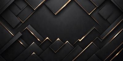 The primary subject of the image is a black and gold patterned wallpaper. The setting is a black background, and the visual style is a patterned design. The dominant colors are black and gold, creating a sophisticated and elegant atmosphere.