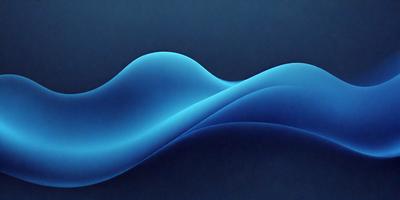 The primary subject of the image is a blue wave, which is the main object, scene, or focus of the image. The setting or background is a dark blue sky, and the visual style is a digital art or illustration. The dominant colors and overall atmosphere are dark and moody, with the blue wave being the most prominent feature in the scene.