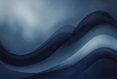 The primary subject of the image is a large wave, which is the main focus of the scene. The wave is depicted in a blue and white color scheme, giving it a serene and calming appearance. The setting is a vast ocean, with the wave crashing against the surface. The visual style of the image is a combination of digital art and illustration, creating a dynamic and realistic representation of the ocean wave.