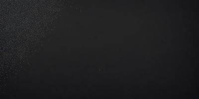 The primary subject of the image is a black background with a few white lights. The setting is a dark, empty space, and the visual style is a combination of a photo and digital art. The colors are predominantly black and white, creating a moody atmosphere.