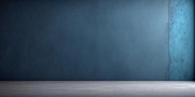 The primary subject of the image is a blue wall. The setting is a room with a blue wall, and the visual style is a photo. The dominant colors are blue, and the overall atmosphere is calm and serene.