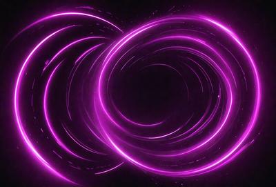 The primary subject of the image is a purple circle with a white center. The circle is surrounded by a purple background, giving it a unique and eye-catching appearance. The visual style of the image is a combination of digital art and illustration, creating a striking and artistic representation of the purple circle. The colors and mood of the image are predominantly purple and dark, with a hint of white in the center of the circle, giving it a mysterious and intriguing atmosphere.
