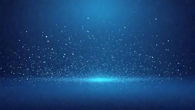 The primary subject of the image is a blue background with a pattern of white stars. The setting appears to be a night sky, with the stars creating a sense of depth and dimension. The visual style of the image is a combination of digital art and illustration, as the stars are depicted in a way that resembles a painting or drawing. The colors and mood of the image are predominantly blue and serene, creating a peaceful and calming atmosphere.