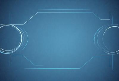 The primary subject of the image is a blue background with a few white circles. The setting appears to be a futuristic or technological environment. The visual style is a combination of digital art and illustration, creating a unique and intriguing appearance. The dominant colors are blue and white, with the blue background and the white circles, which contribute to a calm and futuristic mood.