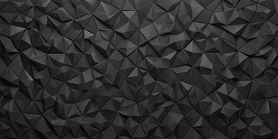 The primary subject of the image is a black background with a geometric pattern. The pattern consists of triangles and diamonds, creating a visually striking and intricate design. The setting is a black wall, which serves as the backdrop for the pattern. The visual style of the image is a combination of digital art and illustration, as the geometric pattern is created through a digital medium. The colors and mood of the image are predominantly black, giving it a bold and modern appearance.