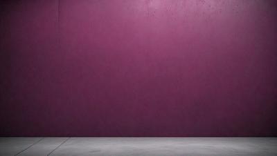 The primary subject of the image is a purple wall. The setting is a room with a purple wall, and the visual style is a photo. The dominant colors are purple and pink, creating a calm and soothing atmosphere.