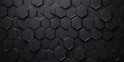 The primary subject of the image is a black and white patterned wall. The setting is a black background, and the visual style is a patterned wallpaper. The dominant colors are black and white, creating a bold and striking appearance.