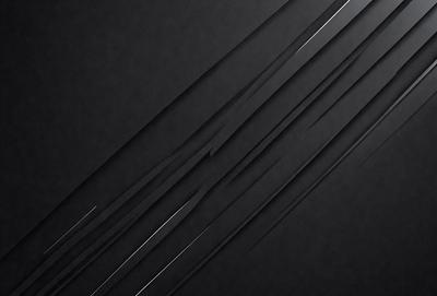The primary subject of the image is a black background with a pattern of white lines. The setting is a dark room, and the visual style appears to be a digital art or illustration. The dominant colors are black and white, creating a mood of simplicity and elegance.