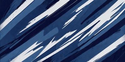 The primary subject of the image is a blue and white painting or drawing. The setting is a blue background, which creates a striking contrast with the artwork. The visual style appears to be a combination of digital art and illustration, as the colors and patterns are vibrant and well-defined. The dominant colors are blue and white, creating a calm and serene atmosphere.