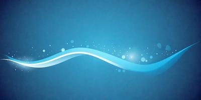 The primary subject of the image is a blue wave, which is the main focus of the scene. The wave is depicted in a digital art style, giving it a modern and visually appealing appearance. The setting is a blue background, which complements the blue wave and adds to the overall mood of the image. The colors and mood of the image are predominantly blue, creating a sense of calmness and tranquility.
