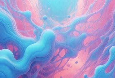 The primary subject of the image is a blue and pink swirl, which appears to be a digital art or illustration. The setting is a pink and blue background, creating a vibrant and lively atmosphere. The visual style is a mix of digital art and illustration, with the swirl being the main focus of the image. The colors and mood convey a sense of energy and movement, as the swirl appears to be in motion.