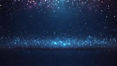 The primary subject of the image is a bright blue sky filled with stars. The setting is a dark background, which contrasts with the brightness of the sky. The visual style is a photo, capturing the beauty of the night sky. The colors and mood are predominantly blue and serene, creating a peaceful and tranquil atmosphere.