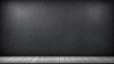 The primary subject of the image is a large, empty white wall. The setting is a room with a wooden floor, and the visual style is a photo. The colors and mood of the image are predominantly white, giving it a clean and minimalist appearance.