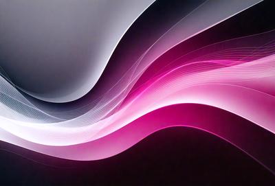 The primary subject of the image is a pink and white swirl pattern. The setting is a dark background, which contrasts with the swirl pattern. The visual style is a digital art or illustration, as the swirl pattern appears to be a digital creation. The colors and mood of the image are predominantly pink and white, giving it a soft and elegant appearance.