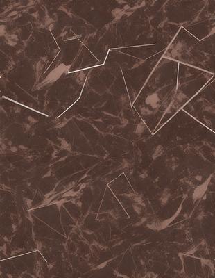 The primary subject of the image is a marble surface with a pattern of stars etched into it. The setting is a brown marble wall, and the visual style is a close-up of the marble pattern. The colors and mood of the image are warm and earthy, with the brown marble creating a natural and elegant atmosphere.