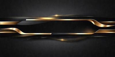 The primary subject of the image is a gold and black car. The car is prominently displayed in the foreground, with a black background behind it. The visual style of the image is a combination of digital art and illustration, giving it a modern and sleek appearance. The colors and mood of the image are predominantly gold and black, creating a sense of luxury and sophistication.