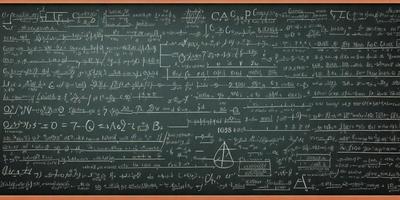 The primary subject of the image is a chalkboard filled with various mathematical equations and diagrams. The setting is a classroom or a study area, as the chalkboard is a common tool for teaching and learning math. The visual style is a combination of handwritten text and diagrams, giving the impression of a personalized or customized learning experience. The colors and mood of the image are predominantly black and white, with a focus on the intricate details of the mathematical equations and diagrams.