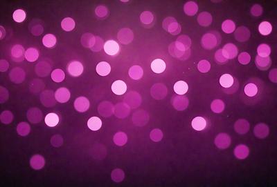 The primary subject of the image is a purple background with a pattern of pink dots. The setting is a dark room, and the visual style appears to be a digital art or illustration. The dominant colors are purple and pink, creating a warm and inviting atmosphere.