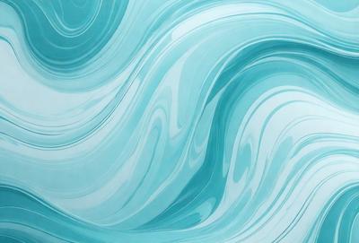 The primary subject of the image is a blue and white ocean wave. The setting is a large body of water, and the visual style is a photo. The dominant colors are blue and white, creating a serene and calming atmosphere.