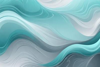 The primary subject of the image is a large, flowing wave with a blue and white color scheme. The wave is depicted in a digital art style, giving it a dynamic and visually appealing appearance. The setting is a vast ocean, with the wave being the main focus of the scene. The overall atmosphere is one of movement and energy, as the wave seems to be in constant motion.