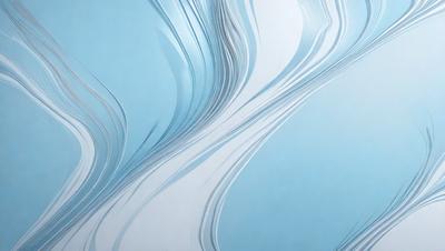 The primary subject of the image is a blue and white swirl pattern, which appears to be a digital art or illustration. The setting is a blue background, and the visual style is a combination of digital art and illustration. The dominant colors are blue and white, creating a calm and soothing atmosphere.