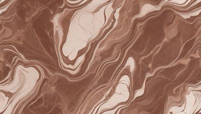 The primary subject of the image is a close-up of a marbled stone surface. The setting is a natural environment, with the stone surface being the main focus of the image. The visual style is a close-up of the marbled stone, showcasing its intricate patterns and textures. The colors and mood of the image are predominantly earthy tones, giving it a natural and organic feel.