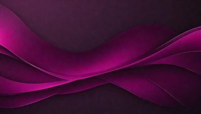 The primary subject of the image is a purple, flowing, and curved design. The setting is a dark background, which contrasts with the purple design. The visual style appears to be a digital art or illustration, as the design is smooth and fluid. The colors and mood of the image are predominantly purple, creating a sense of calmness and elegance.