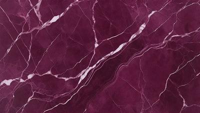 The primary subject of the image is a marbled surface, which appears to be a purple marble. The setting is a close-up of the marbled surface, showcasing its intricate patterns and textures. The visual style is a realistic representation of the marbled surface, capturing its natural beauty. The colors and mood of the image are predominantly purple, giving it a luxurious and elegant appearance.
