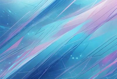 The primary subject of the image is a blue and purple background with a pattern of blue and pink stripes. The setting is a space-like environment, with a backdrop of a blue and purple sky. The visual style is digital art, as the image appears to be a digital illustration or a digital painting. The dominant colors are blue and purple, creating a calm and serene atmosphere.