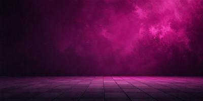 The primary subject of the image is a purple background with a pinkish hue. The setting is a dark, cloudy sky, creating a moody atmosphere. The visual style is a combination of a photo and digital art, giving the image a unique and artistic appearance. The dominant colors are purple and pink, which contribute to the overall mood of the scene.