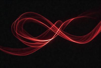 The primary subject of the image is a red spiral pattern, which appears to be a digital art or illustration. The setting is a dark background, which contrasts with the vibrant red color of the spiral pattern. The visual style suggests that the image is a creative and artistic representation of the spiral pattern. The colors and mood of the image are predominantly red, giving it a bold and striking appearance.