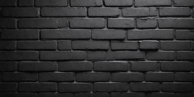 The primary subject of the image is a brick wall. The setting is a dark room, and the visual style is a black and white photo. The dominant colors are black and white, creating a moody atmosphere.