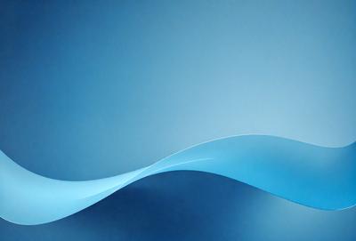The primary subject of the image is a blue wave, which is the main focus of the scene. The wave is depicted in a digital art style, giving it a modern and visually appealing appearance. The setting is a blue background, which complements the blue wave and creates a cohesive and harmonious visual effect. The overall atmosphere of the image is calm and serene, as the blue wave gently ripples across the surface.
