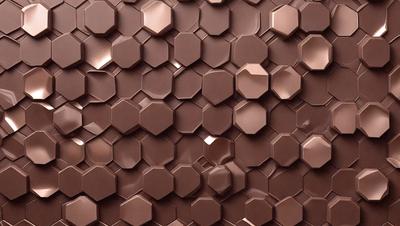 The primary subject of the image is a close-up of a brown wall with a pattern of small circles. The setting is indoors, and the visual style appears to be a photo. The dominant colors are brown and beige, creating a warm and earthy atmosphere.