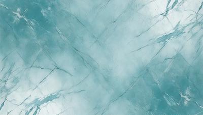 The primary subject of the image is a blue marble wall with a pattern of white and blue swirls. The setting is a room with a blue marble floor, and the visual style is a close-up of the marble wall. The colors and mood of the image are predominantly blue, creating a calm and serene atmosphere.