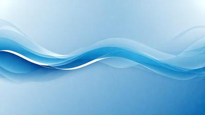 The primary subject of the image is a blue wave, which is the main focus of the scene. The wave is depicted in a digital art style, giving it a modern and visually appealing appearance. The setting is a blue background, which complements the blue wave and creates a cohesive and harmonious visual effect. The overall atmosphere of the image is calm and serene, as the blue wave gently ripples across the surface.