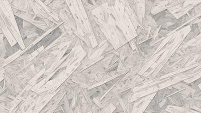 The primary subject of the image is a large pile of wooden planks, which are arranged in a visually interesting manner. The setting is a white background, which provides a clean and minimalist appearance. The visual style is a combination of digital art and illustration, as the wooden planks are depicted in a detailed and artistic manner. The colors and mood of the image are predominantly white, giving it a clean and modern feel.