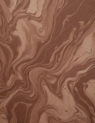 The primary subject of the image is a wooden surface with a unique and intricate pattern. The setting is a room with a wooden floor, and the visual style appears to be a combination of a photo and a digital art or illustration. The colors and mood of the image are predominantly brown, giving it a warm and earthy atmosphere.