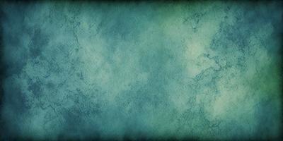 The primary subject of the image is a blue wall with a greenish tint. The setting is a room with a blue and green color scheme. The visual style is a painting or drawing, giving the image a more artistic and creative appearance. The dominant colors are blue and green, creating a calm and soothing atmosphere.