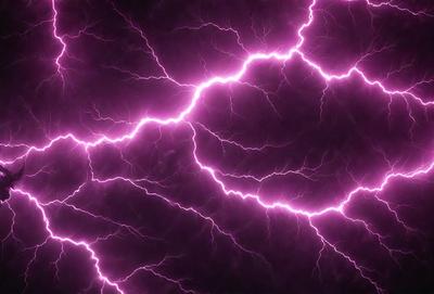 The primary subject of the image is a purple lightning bolt, which is the main object, scene, or focus of the image. The setting/background features a dark, cloudy sky, which adds to the overall atmosphere of the image. The visual style of the image is a photo, capturing the purple lightning bolt in its natural environment. The colors and mood of the image are predominantly purple, creating a dramatic and intense atmosphere.