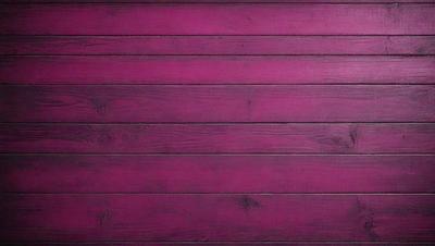 The primary subject of the image is a purple wooden wall. The setting is a room with a wooden floor. The visual style is a close-up of the wooden wall, showcasing its texture and color. The dominant colors are purple and brown, creating a warm and inviting atmosphere.
