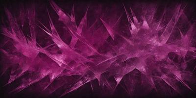 The primary subject of the image is a purple background with a pattern of glass-like shapes or crystals. The setting appears to be a dark or purple-toned environment. The visual style of the image is a combination of digital art and illustration, as the purple background and the glass-like shapes create a unique and artistic appearance. The colors and mood of the image are predominantly purple, giving it a somewhat mysterious or dreamy atmosphere.