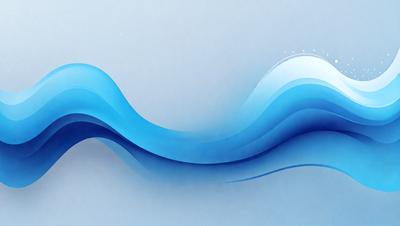The primary subject of the image is a blue wave, which is the main focus of the scene. The wave is depicted in a digital art style, giving it a modern and visually appealing appearance. The setting is a blue background, which complements the blue wave and creates a cohesive and harmonious visual effect. The overall atmosphere of the image is calm and serene, as the blue wave represents a peaceful and tranquil environment.