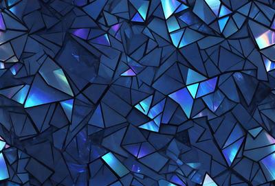 The primary subject of the image is a blue and purple patterned background. The setting is a blue and purple patterned background, which creates a visually striking and unique visual style. The colors and mood of the image are predominantly blue and purple, giving it a calm and serene atmosphere.
